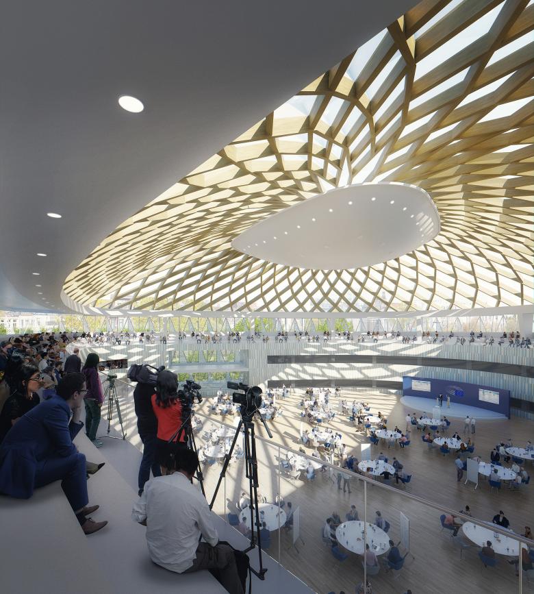 欧洲议会布鲁塞尔竞赛设计（欧洲民主之家）丨比利时丨Neutelings Riedijk Architects-15