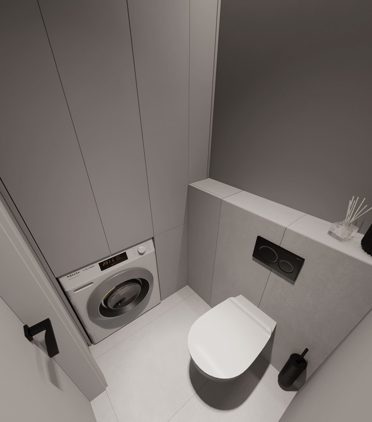 白色系极简风公寓-25