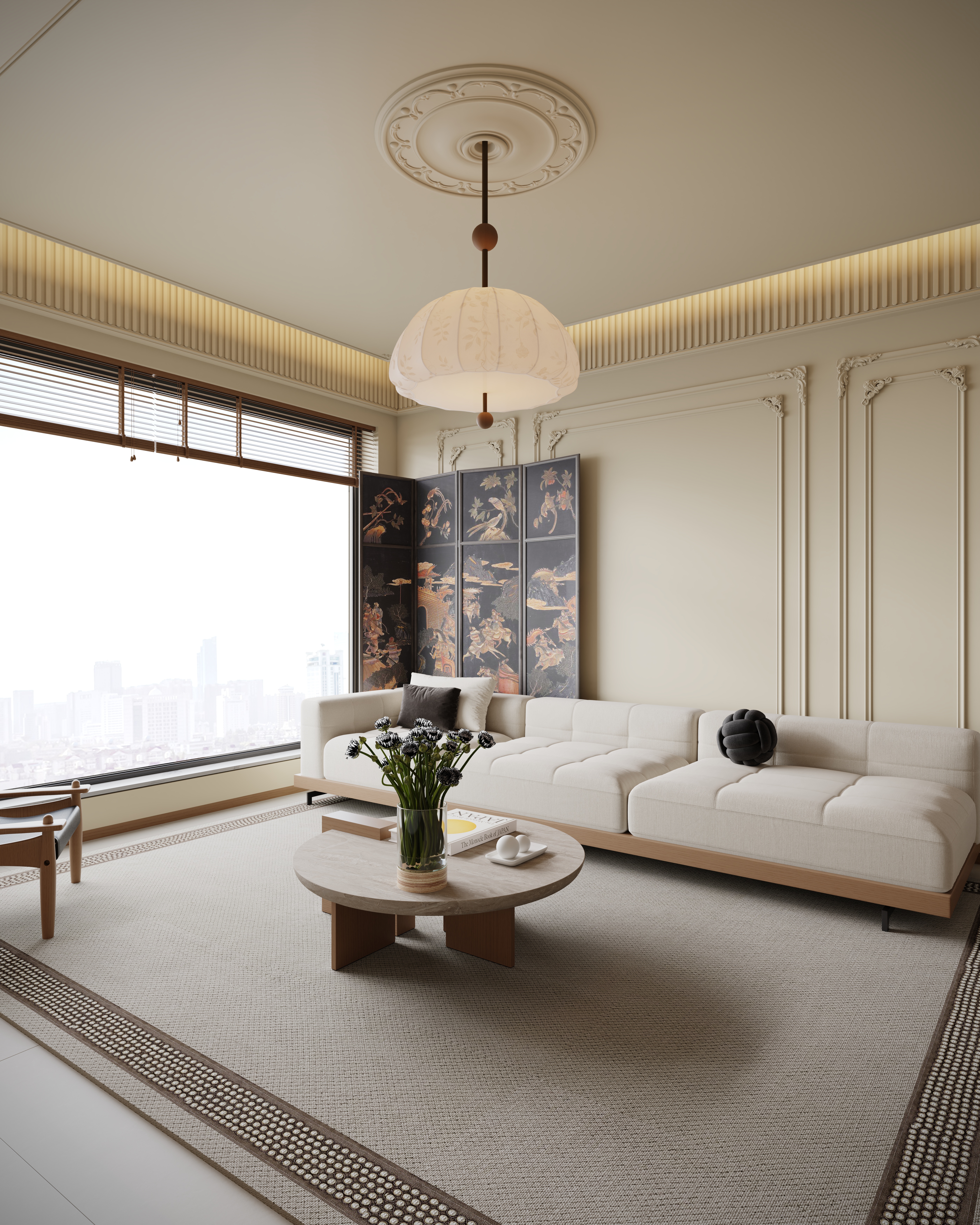 近期渲染  中古温馨小家-3