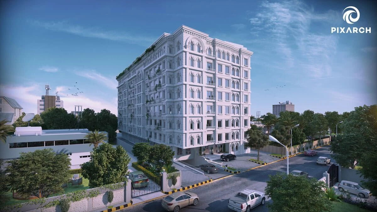 公园景签名公寓丨PakistanLahore丨Pixarch Architectural Visualization-17