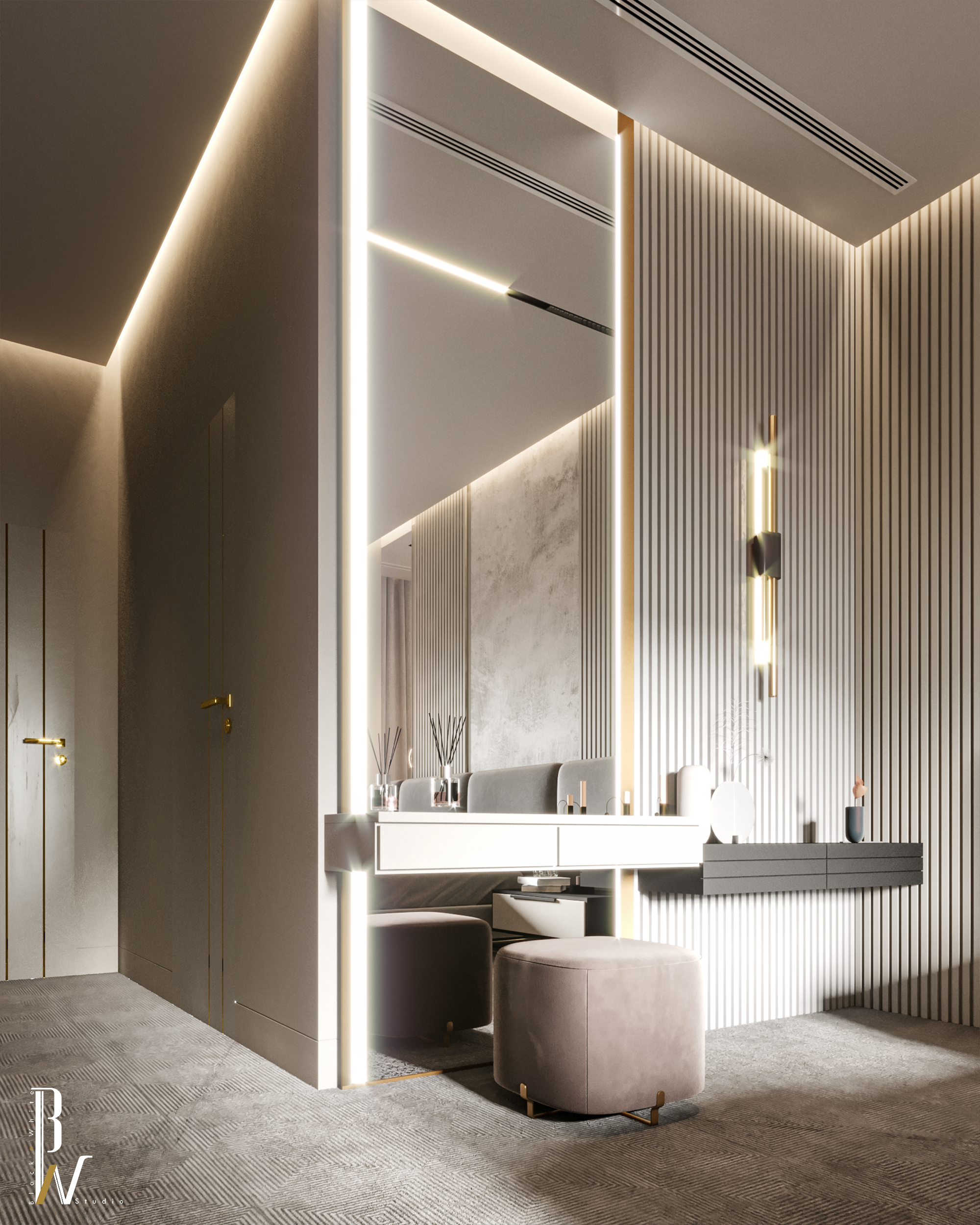 Modern Hotel Bedroom-4