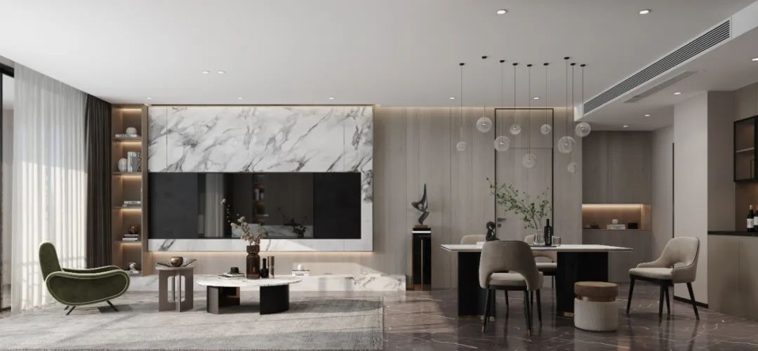 龙湾半岛 138㎡现代家居,十亩设计展现精致生活-27