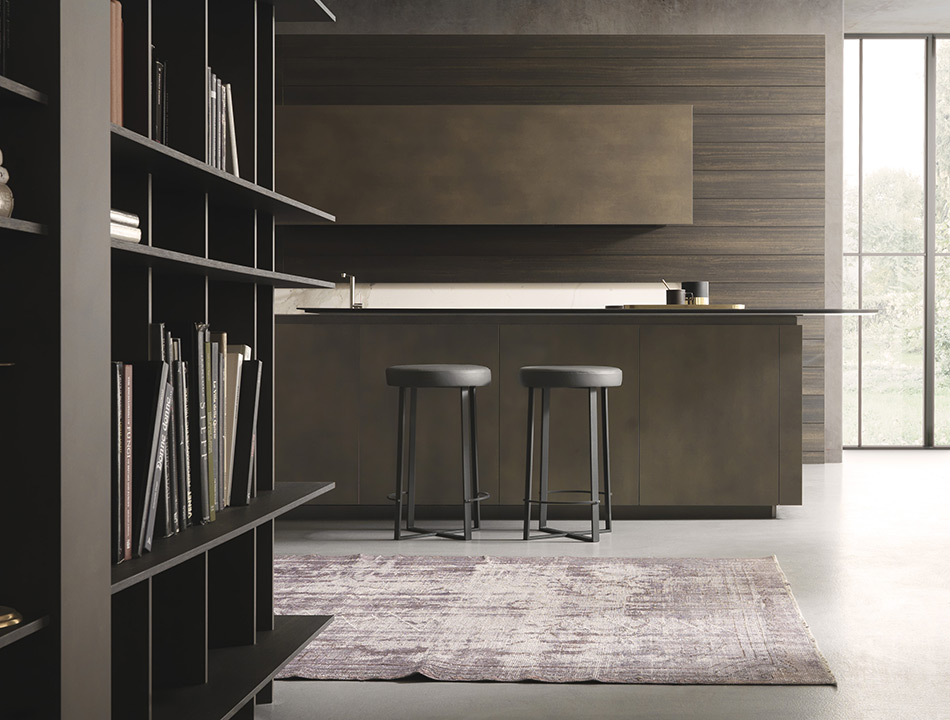 SKILL - минимализм кухни с островом  | Modulnova Cucine-6