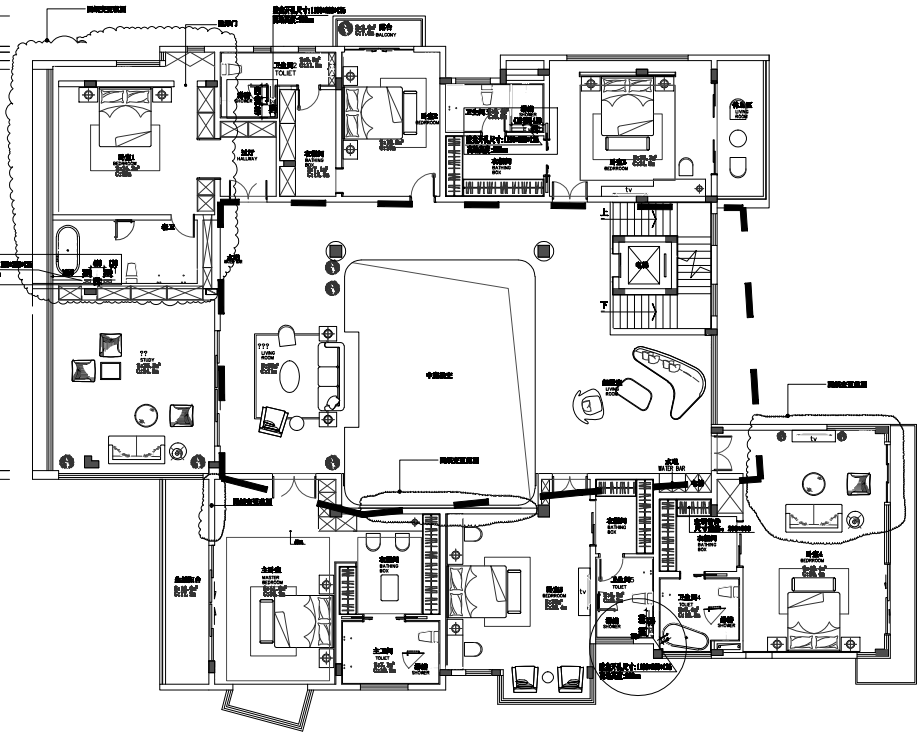 现代简约与自然共生的独栋别墅设计丨艺鸿装饰-28