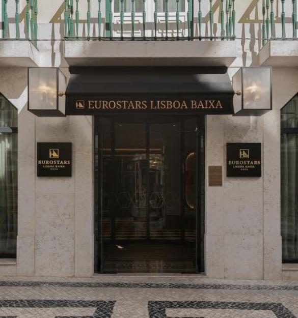 欧洲之星里斯本海湾酒店（注：Eurostars一般指欧洲之星酒店集团，Bai·a推测是葡萄牙语海湾baía的错误写法，结合语境这样翻译较为合适，但纯字面内容主要是品牌和地名，严格来说直接音译欧罗之星里斯本拜阿更准确） 丨PF1 Interiorismo Contract-27