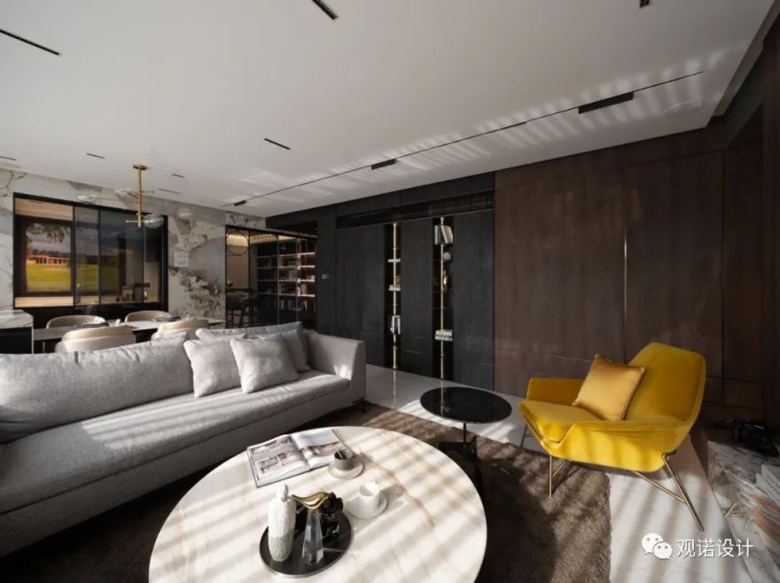 旭辉府•现代低奢风家居设计,英伦雅痞绅士氛围-11