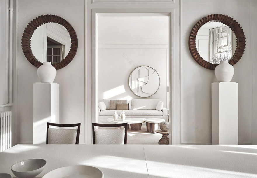 Madrid 设计师公寓 | 白色王国与质感之美-7