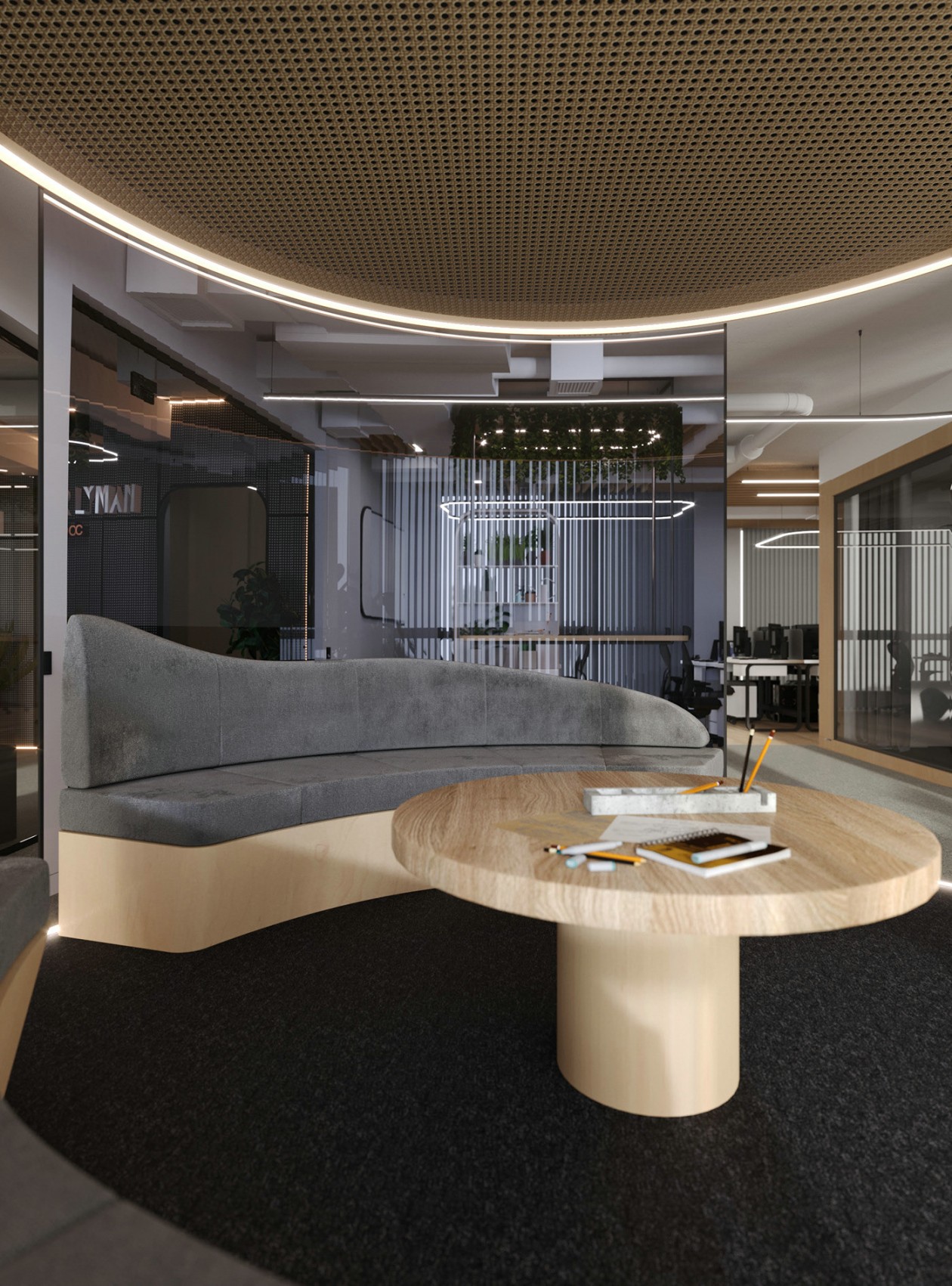 735㎡简约风办公空间设计-12