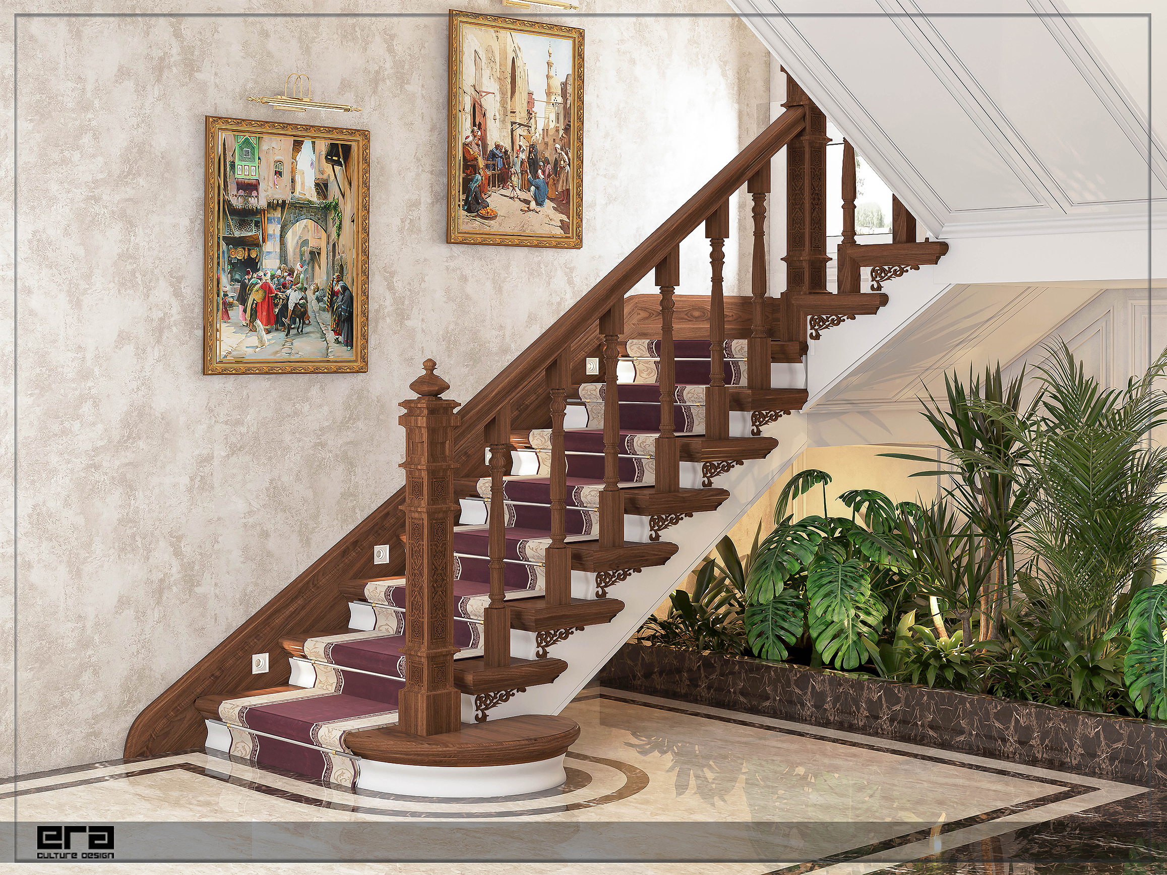 伊斯兰楼梯设计丨埃及开罗丨ERA CULTURE DESIGN-19