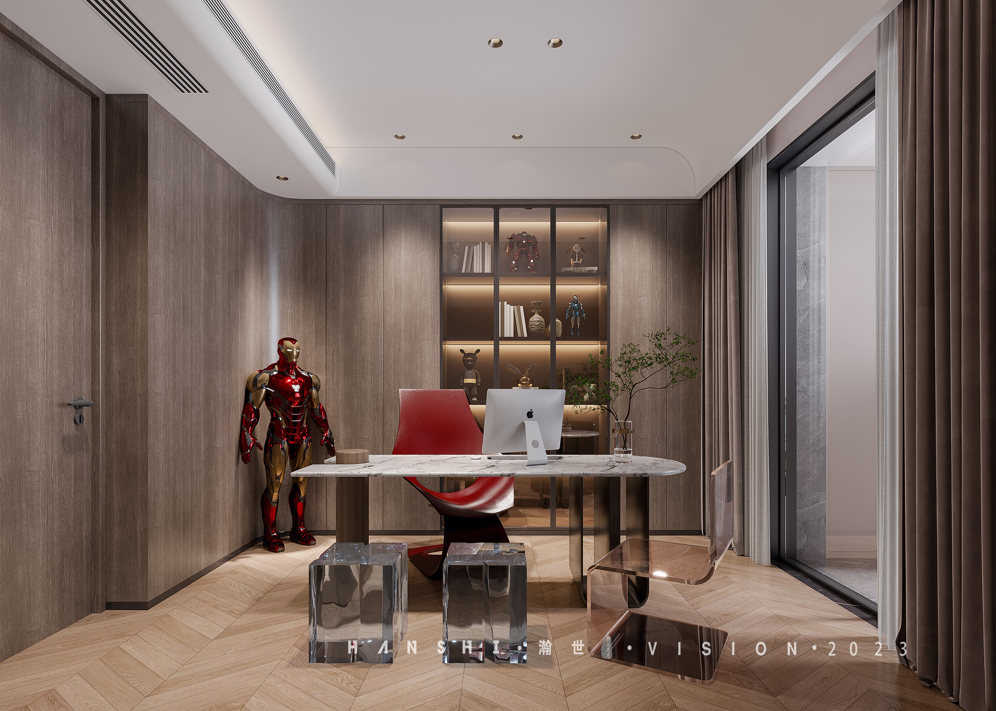 现代轻奢丨瀚世表现-13