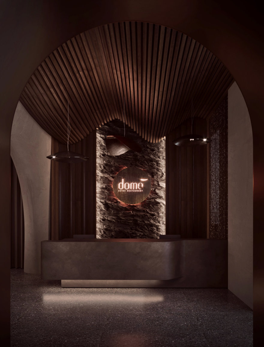 米兰多莫寿司店丨室内设计师Ashley Gadeova,Naos建筑公司-28