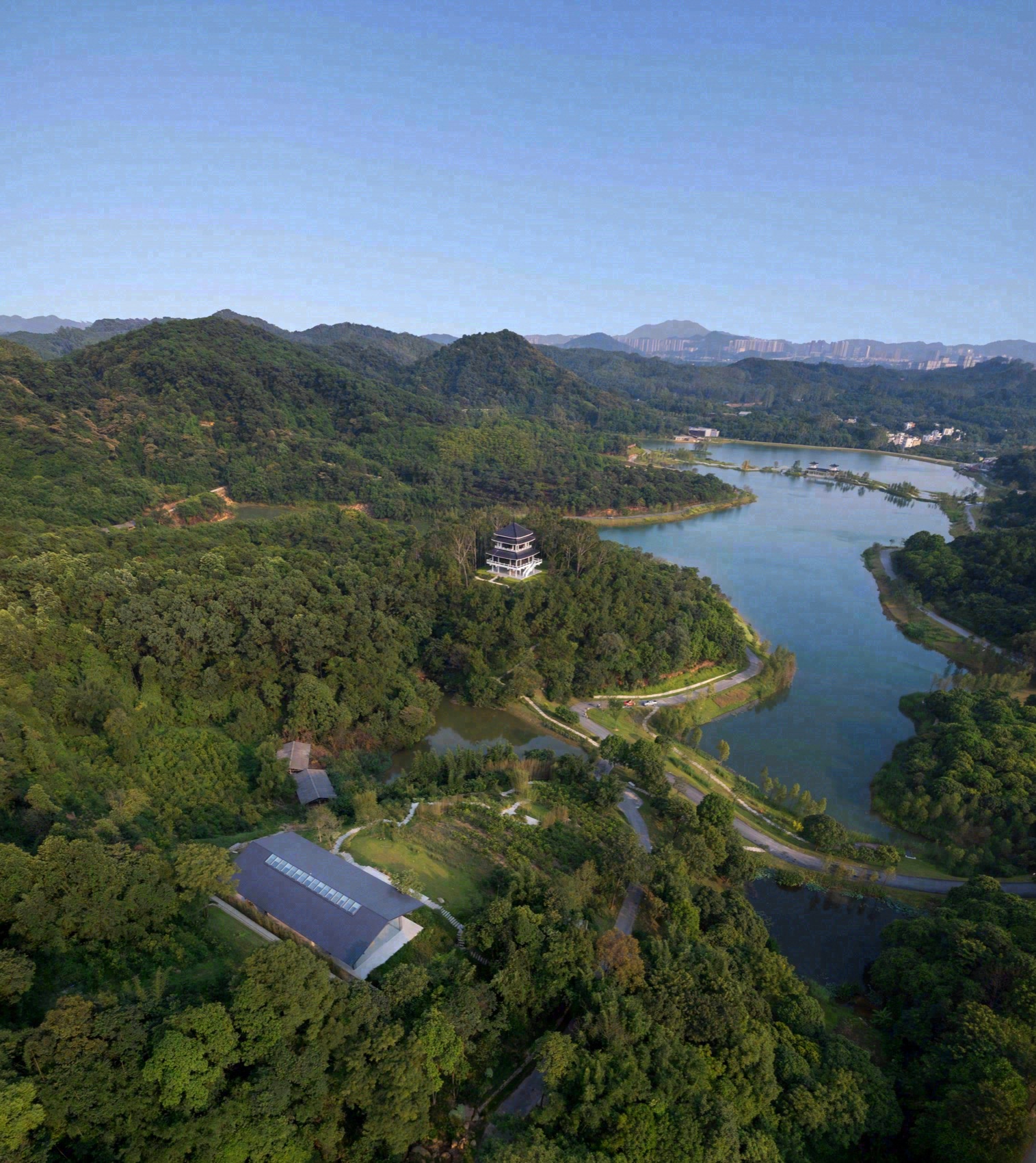 静谧·中新广州知识城迳下城市景区综合驿站项目创作实践丨中国广州丨华南理工大学历史环境保护与更新研究所等-11