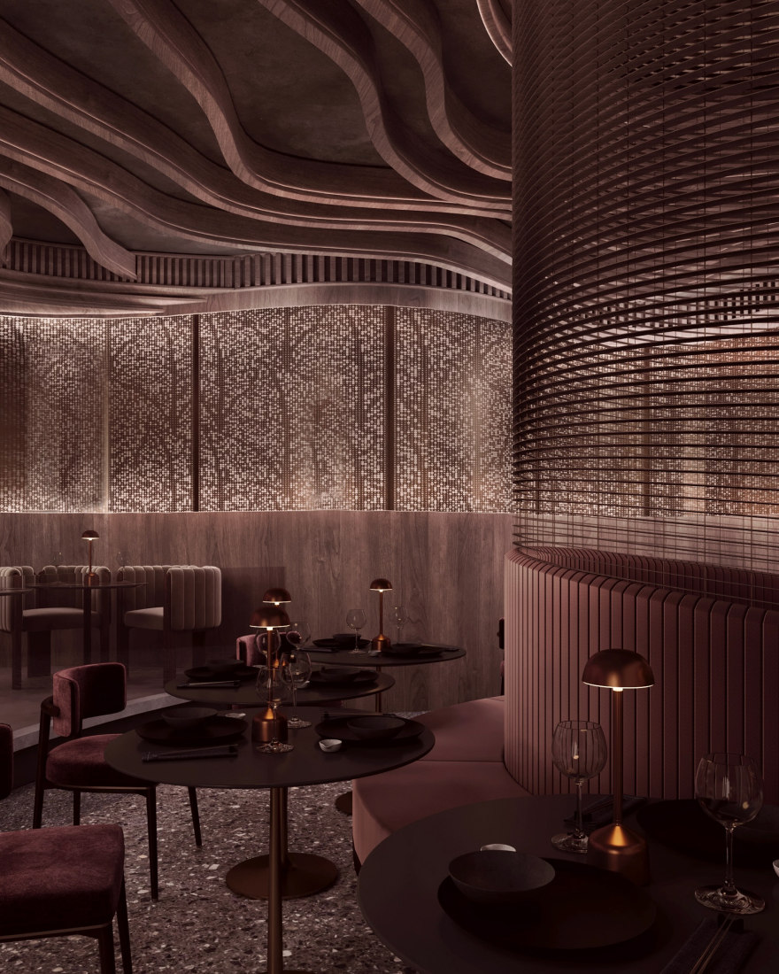 米兰多莫寿司店丨室内设计师Ashley Gadeova,Naos建筑公司-46