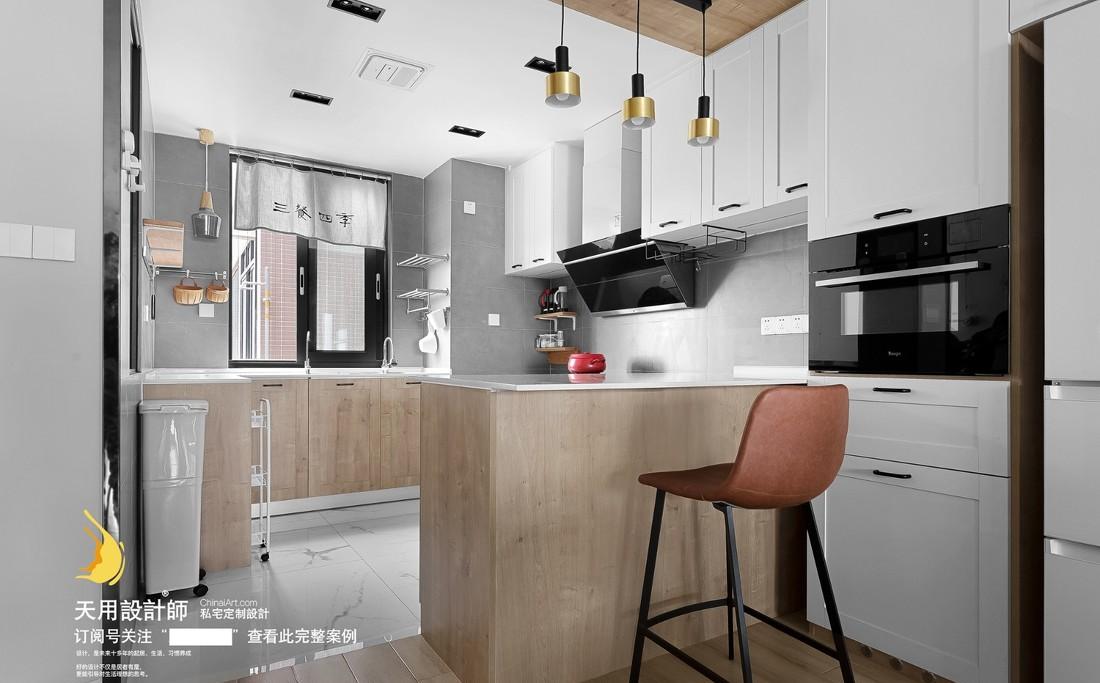 174 平现代混搭风家居,一线江景与空间完美融合-19