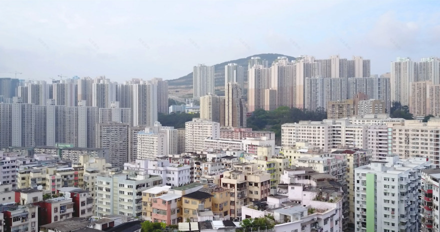 Drone film by Mariana Bisti captures Hong Kong's densely packed high-rise buildings-2