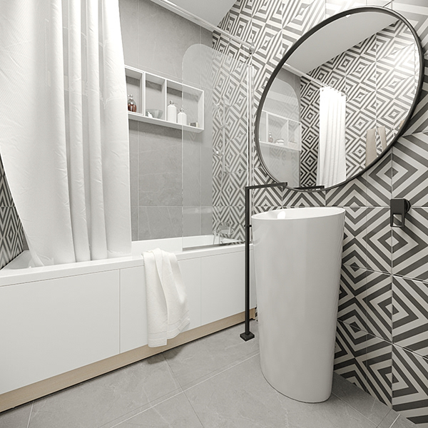 三室公寓室内设计-22