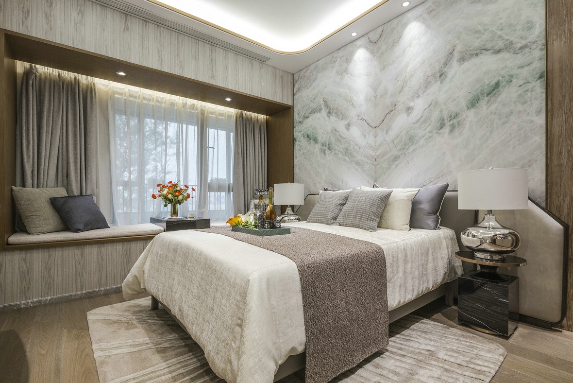 广东汕头142㎡现代雅奢样板间  香港方黄设计-15