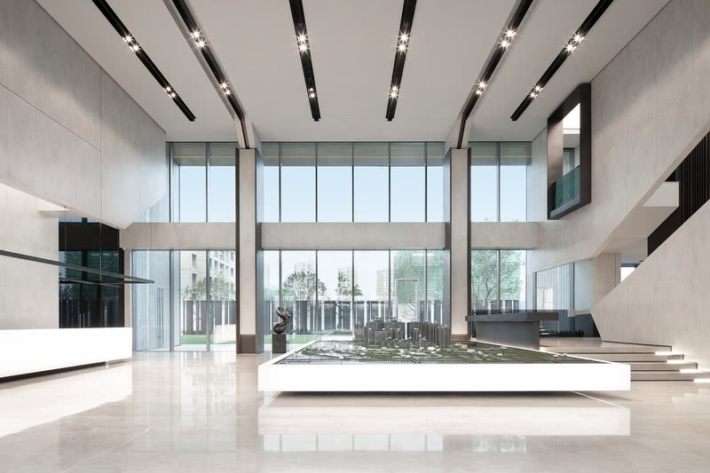 天津南开宸院展示中心 | 纯粹极致轻盈的空间艺术-10