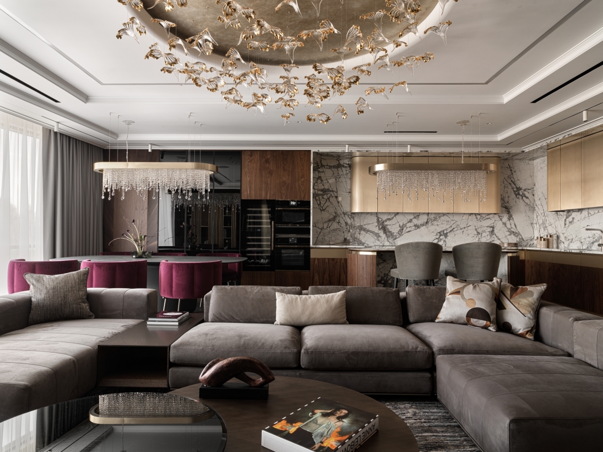 家庭奢华:适合家庭的公寓精美内饰设计-9