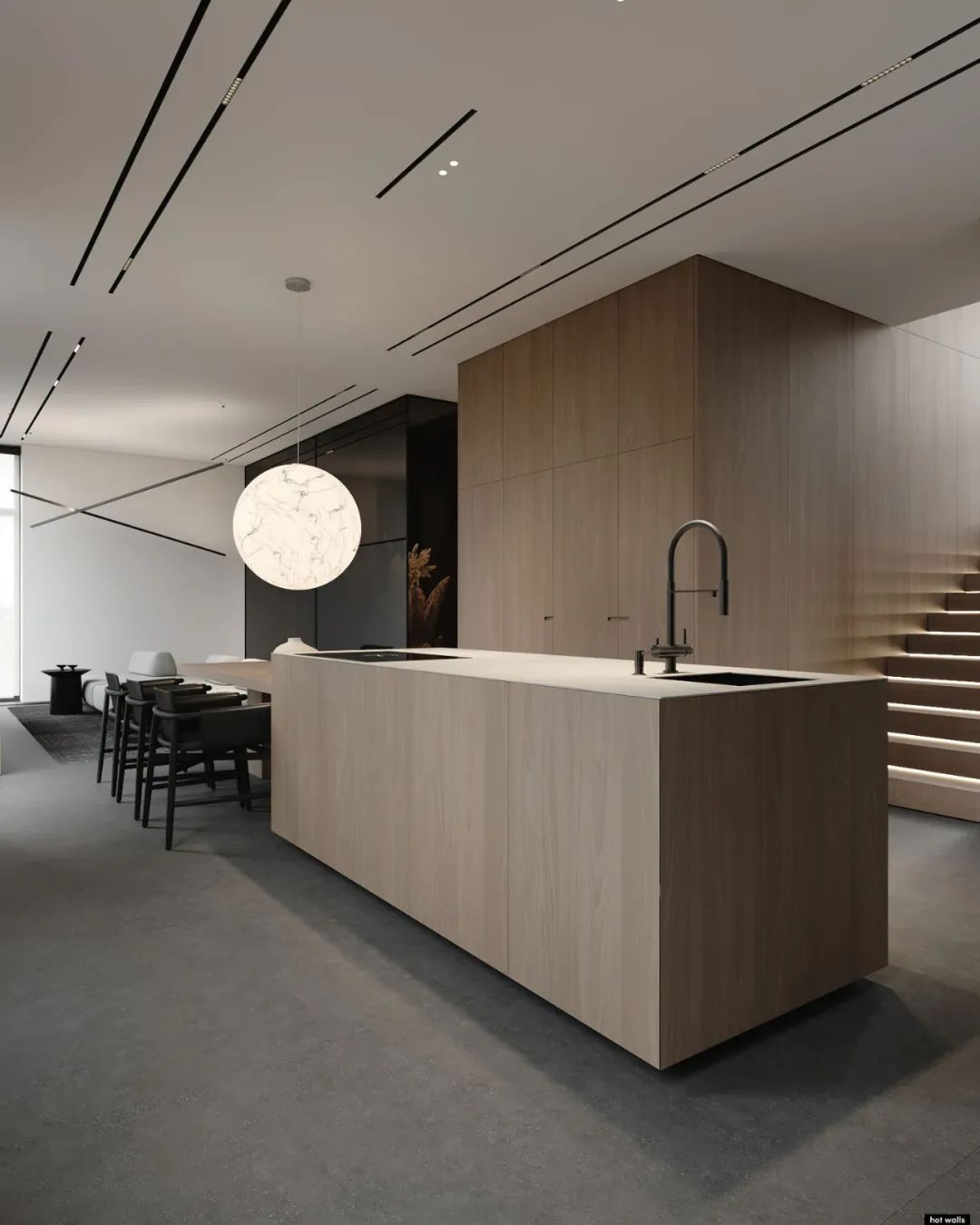 灰木色高级感住宅丨Hot Walls-102