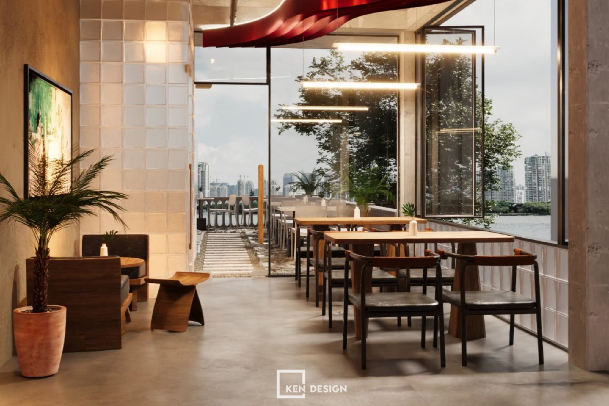 Lacati Cafe咖啡店设计项目丨越南河内丨KenDesign-55