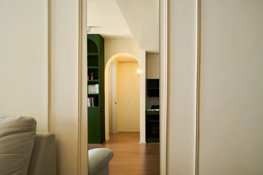 如愿实景｜岭秀名苑51㎡，在白与绿之间写下一首有关家的舒缓诗篇-24