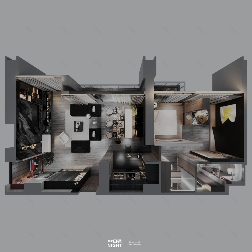 暹罗拉差贴威地址
注:RATCHATHEWI一般指曼谷的拉差贴威区,SIAM常见为暹罗,这里结合语境推测可能是关于暹罗拉差贴威区的某个地址表述,但整体THE ADDRESS因为缺乏更多信息,不太能明确其具体所指,这里暂按字面地址翻译 丨泰国曼谷丨THE END IS NIGHT Studio-8