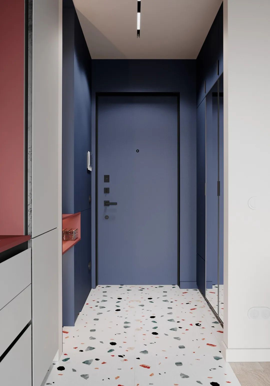 86㎡二居室公寓设计丨意大利丨意大利室内设计师Valeria Mahu-45