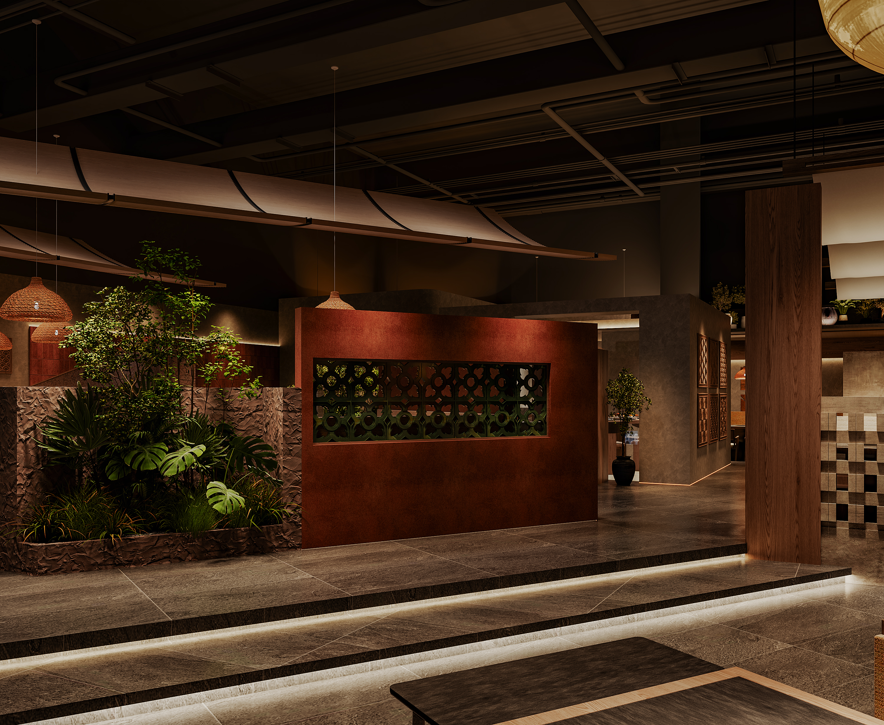 中式复古餐厅-6