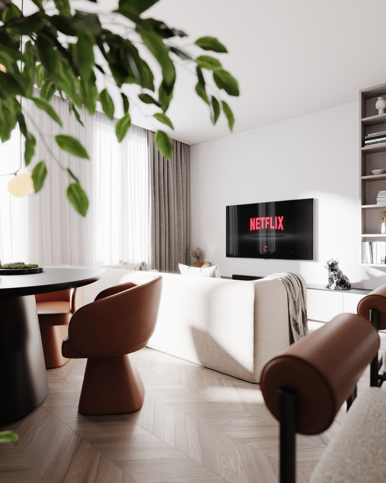 Soft Light & Minimalism | Interior CGI-16