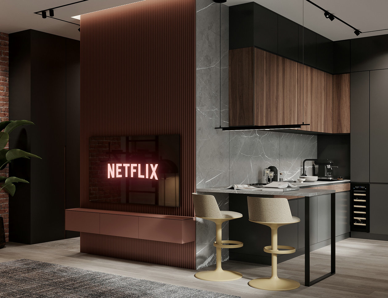 俄罗斯小空间公寓设计-1