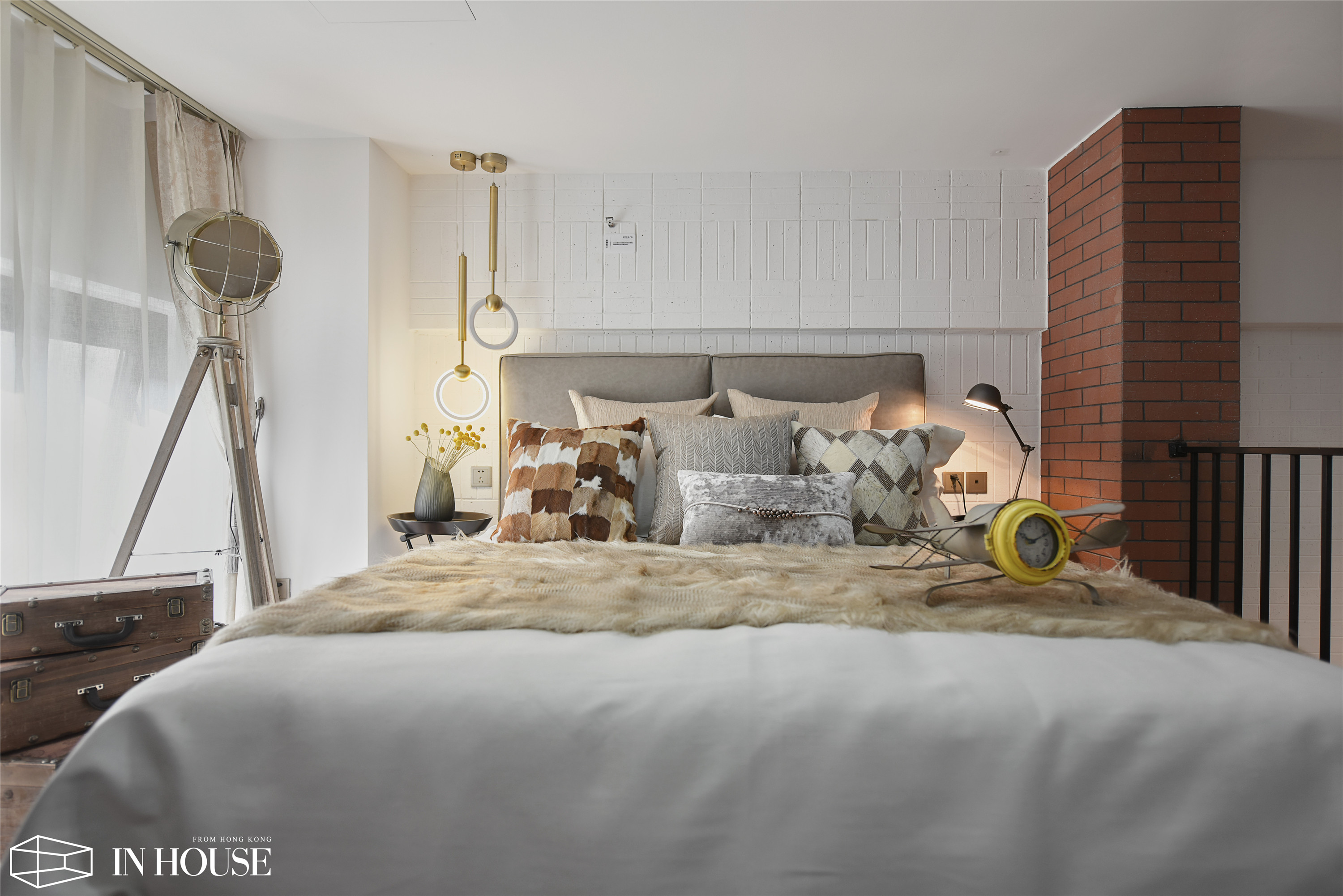 融创财富一号“私人衣橱”LOFT工业风公寓样板间设计——INHOUSE设计！-12