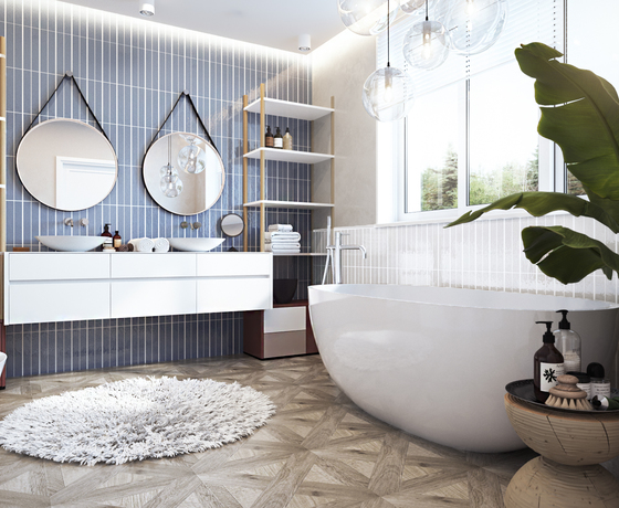 带全景窗的郊区别墅一层室内设计丨俄罗斯萨马拉-24