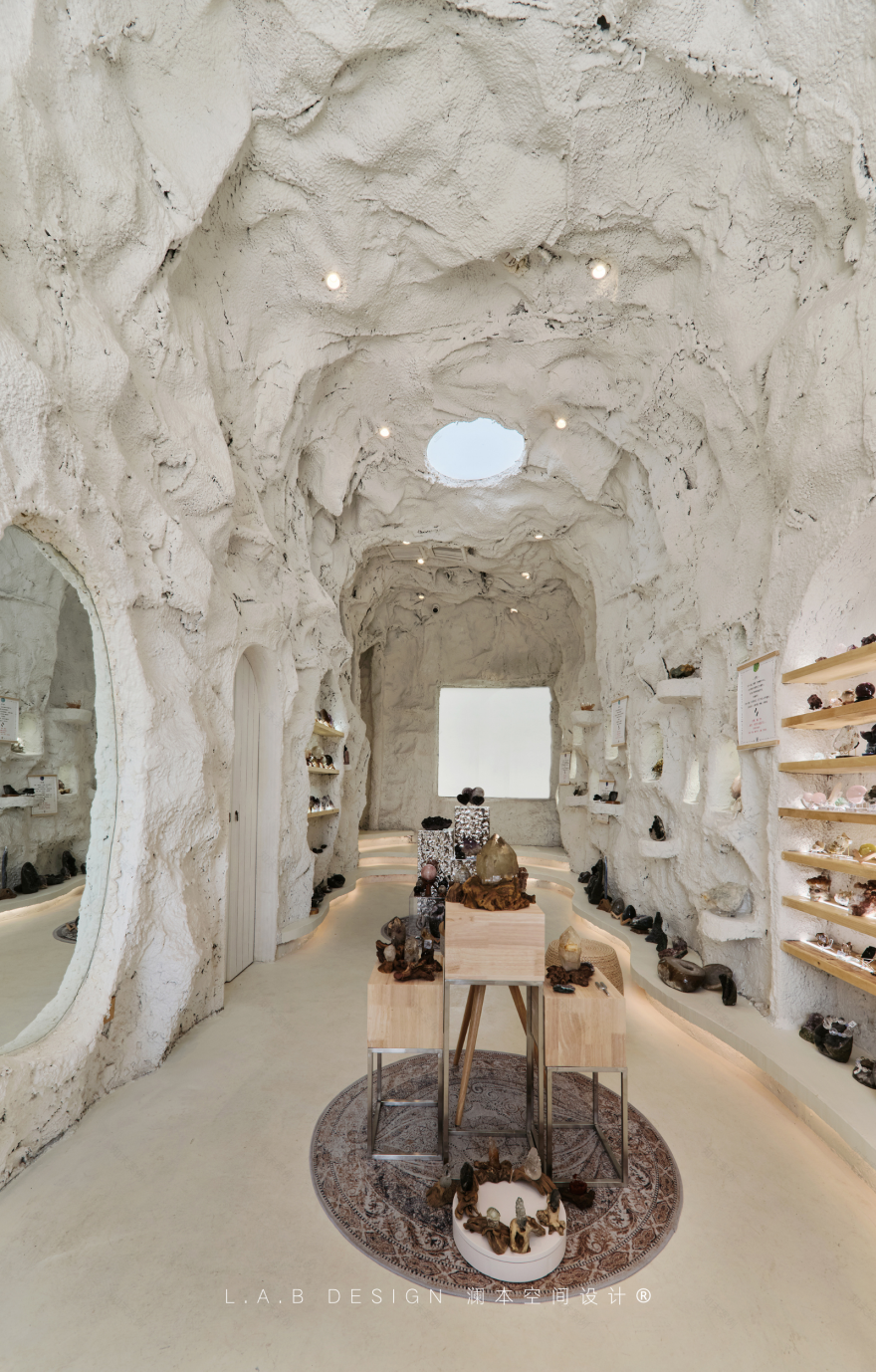 「岩壁不语,光影作答」藥·水晶矿石空间设计丨中国南京丨L.A.B DESIGN(澜本)-29