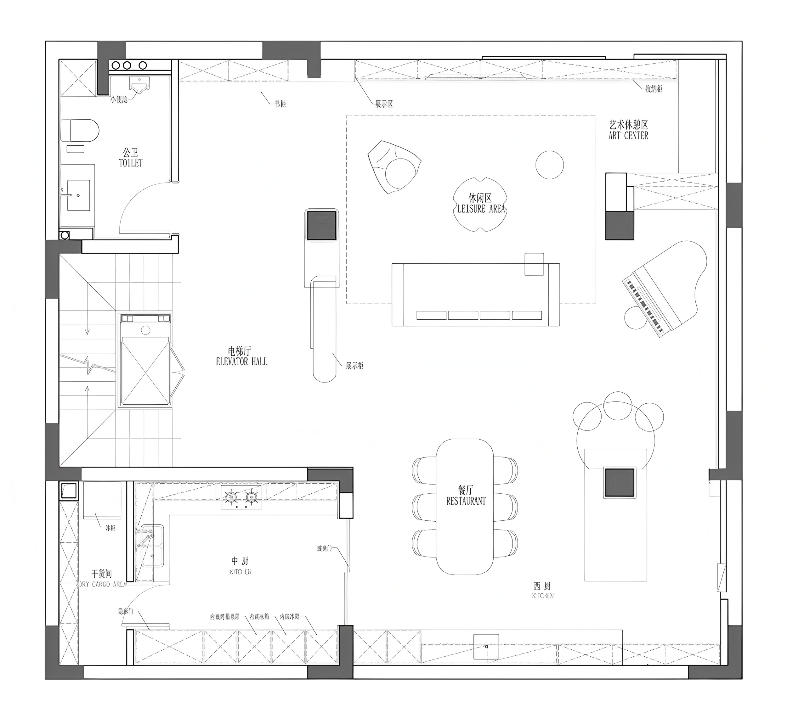 南京536㎡简约别墅丨中国南京丨观享际SKH室内设计-80