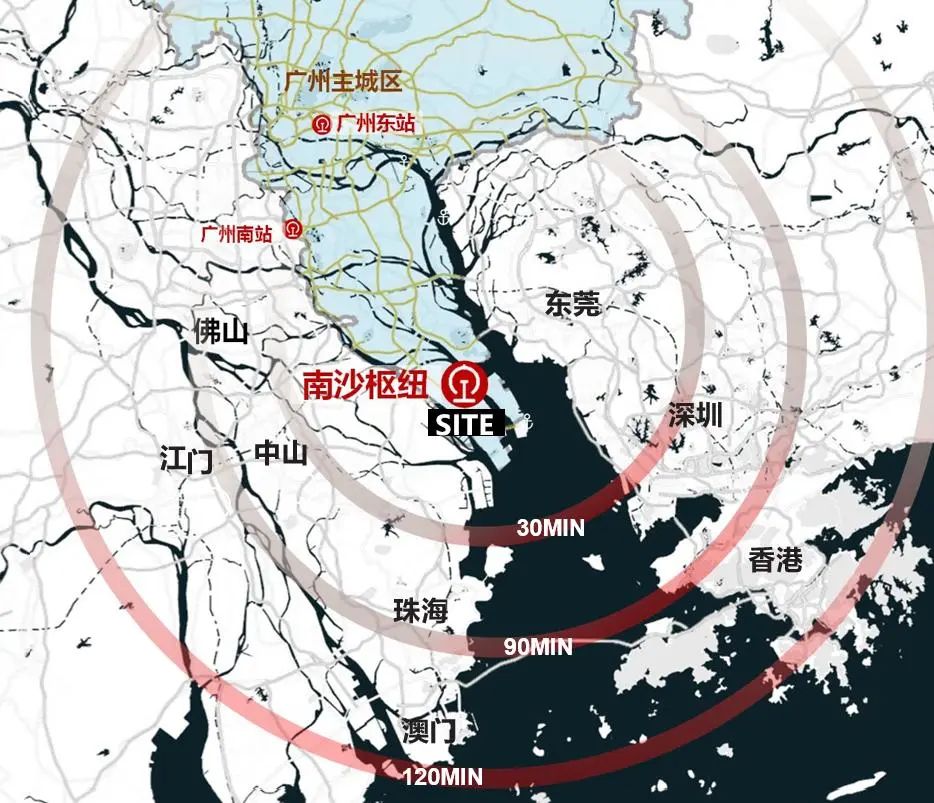 南沙站建筑概念方案设计丨中国广州丨我院,中铁第四勘察设计院集团公司,中国建筑设计研究院有限公司-5