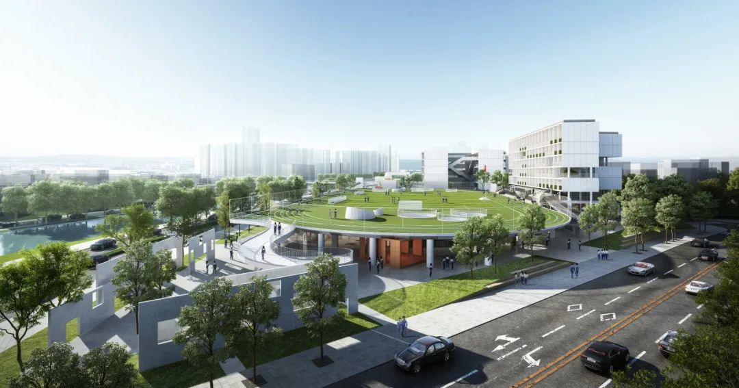 深圳松岗街道松岗商业中心城市更新九年一贯制学校项目丨中国深圳丨立方设计-11