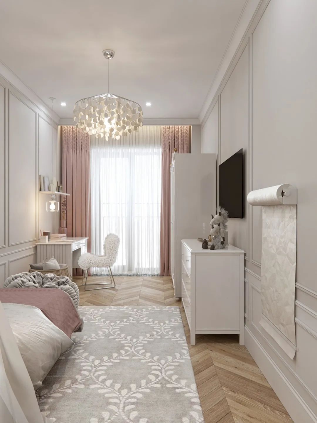 莫斯科现代轻奢高级质感的居住空间-24