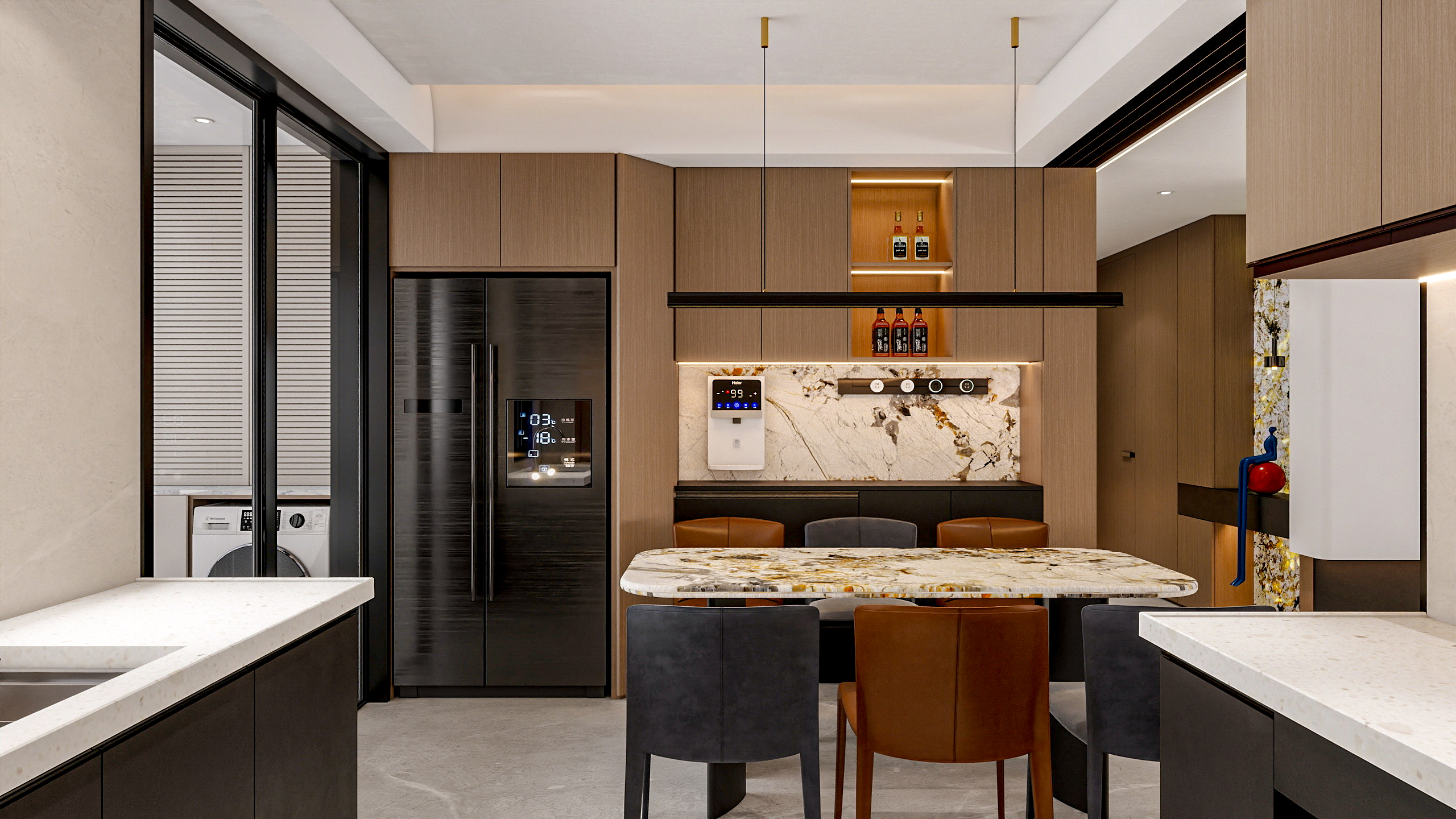 四川成都锦熙华庭鹭湾一号（138平方意式极简三居室）-20