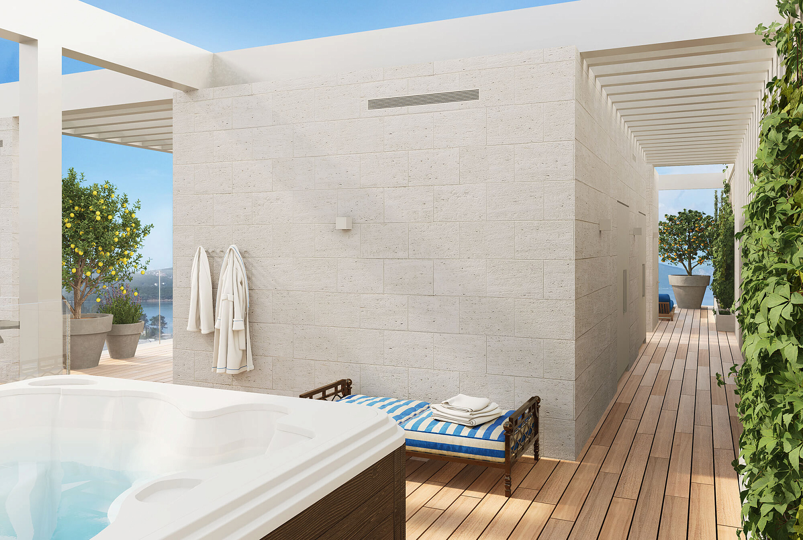 Tivat Residence公寓公共区域室内设计丨Project建筑事务所-20