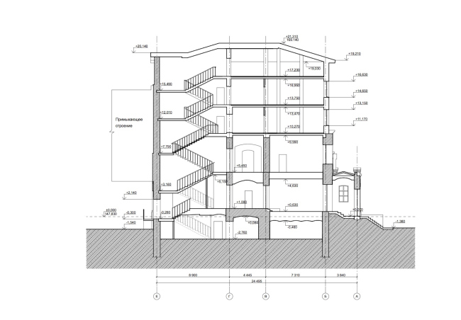 莫斯科第二博耶夫斯卡娅街办公楼砖石重建项目丨俄罗斯莫斯科丨建筑工作室“АМЛ”（Н. Лызлов等）-70