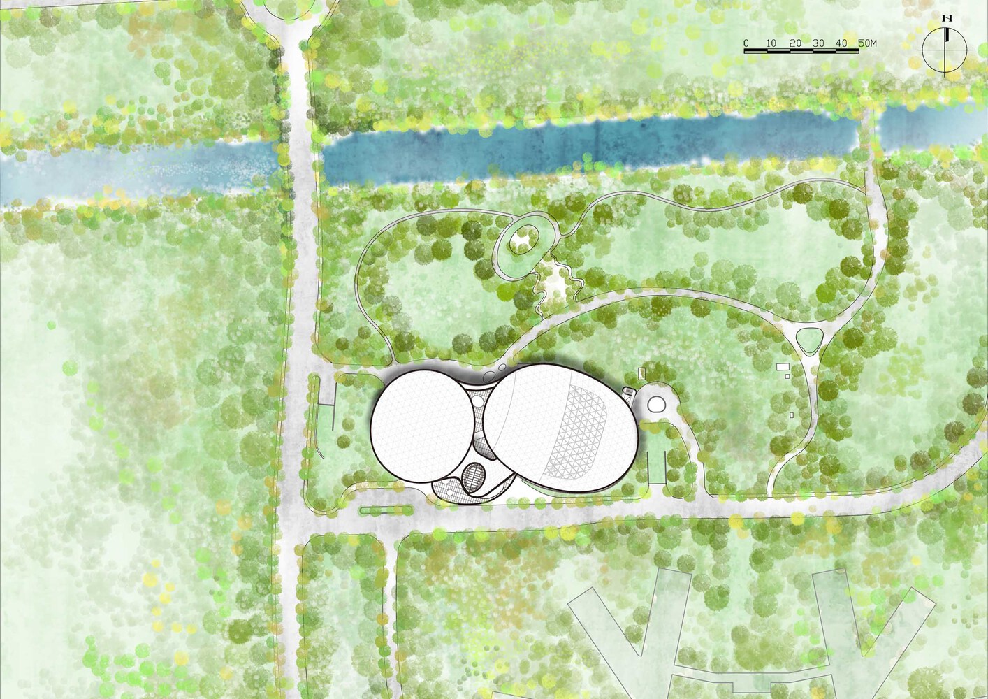 江苏黄海海滨国家森林公园的非常规会议中心丨中国江苏丨清华大学建筑设计研究院,素朴建筑工作室-43