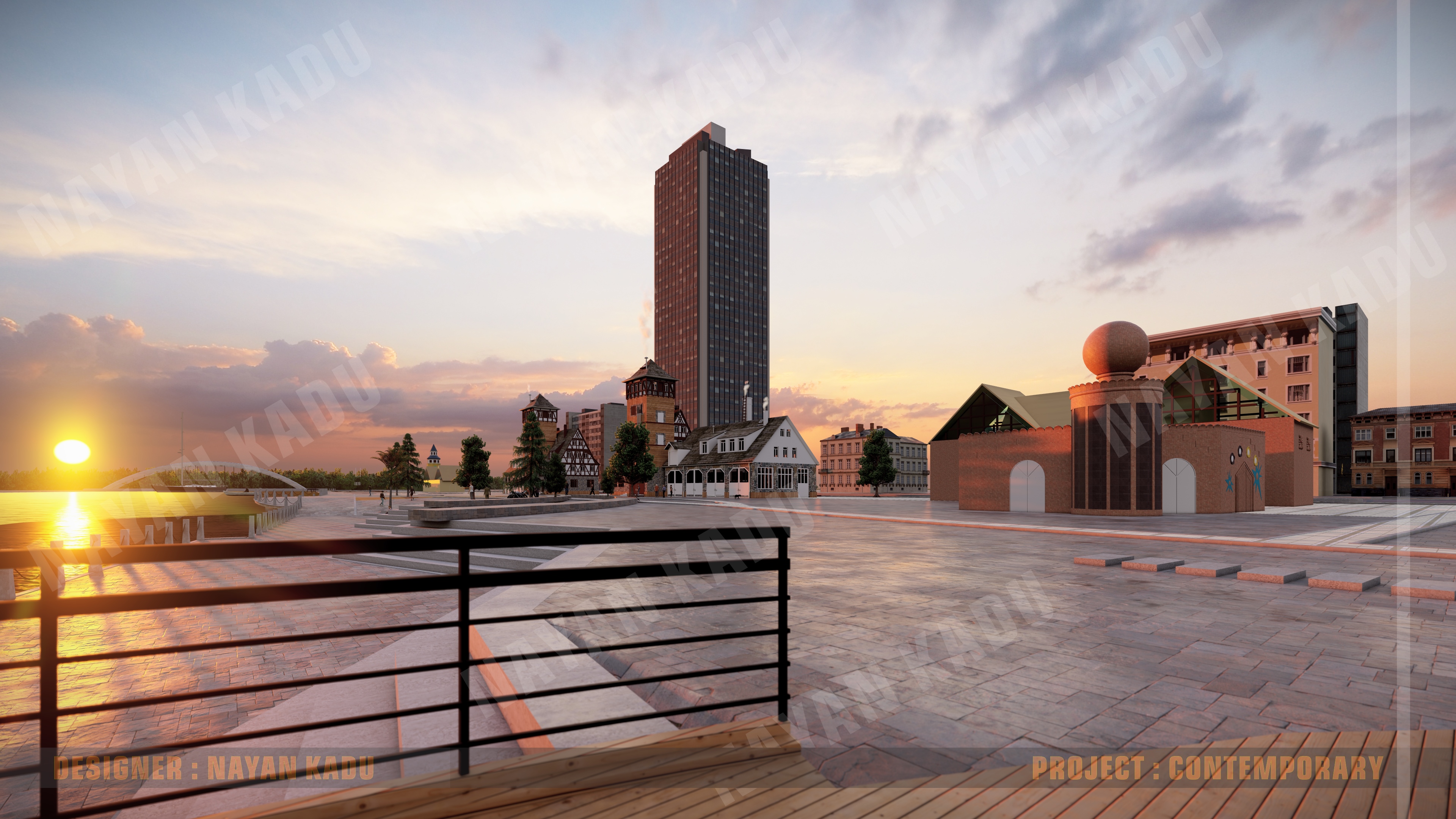 外部效果图制作-16