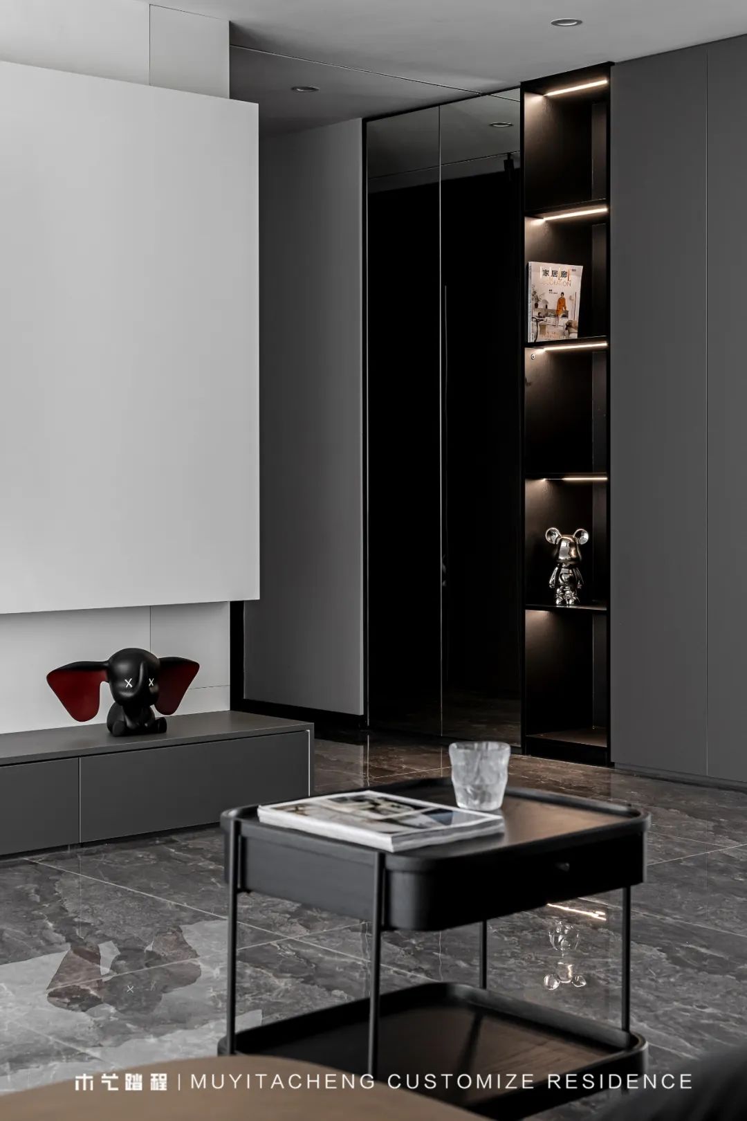 极简黑白,家的温度与高级定制丨中国重庆丨重庆木艺踏程全屋定制-18