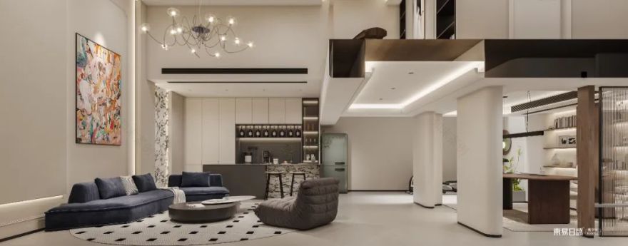 首发.翡丽云邸200㎡现代风设计,餐厅带院子,奢享闲逸生活-13