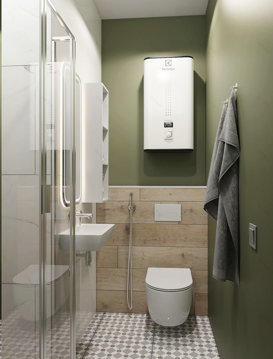 夏日清凉的清新冷色系室内设计-18