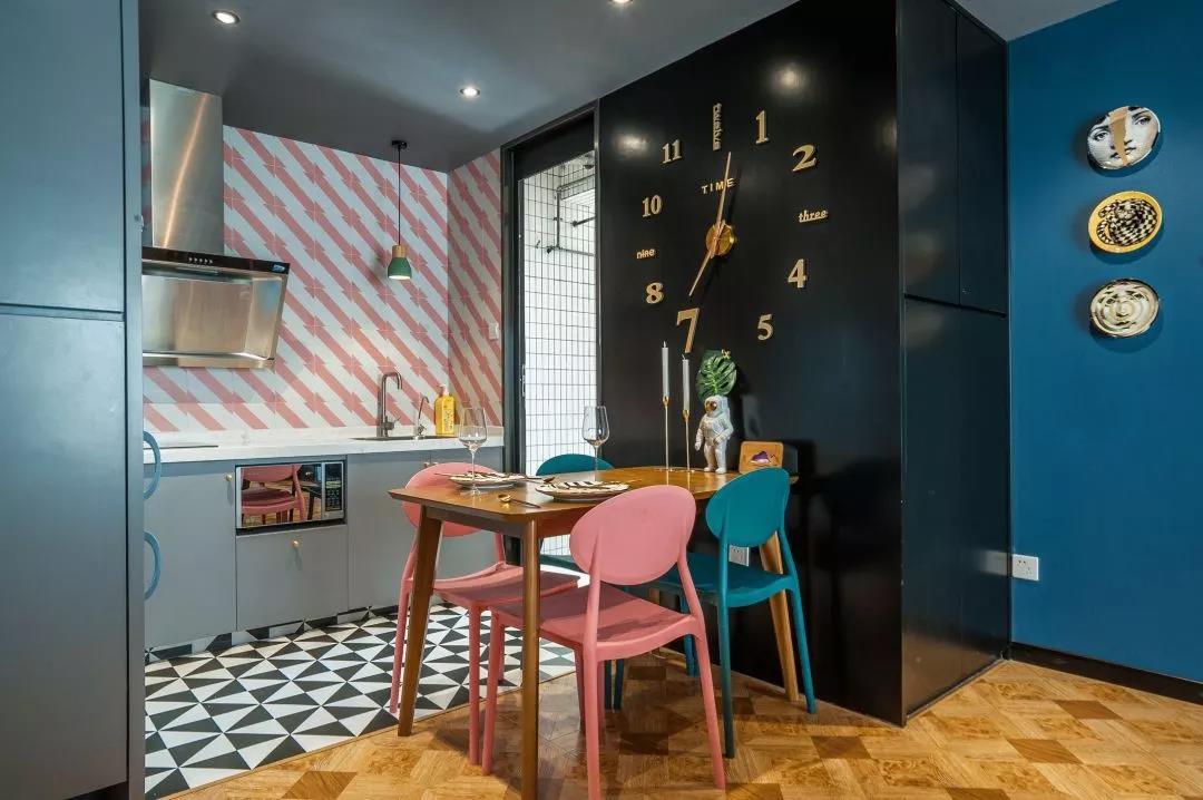 恒阁装饰|摩登时尚的59平小户型二居室-5