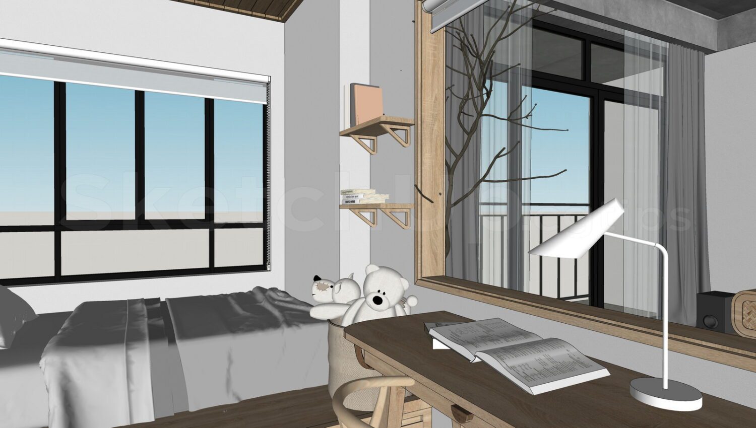 Sketchup公寓模型丨Compa Academy-10