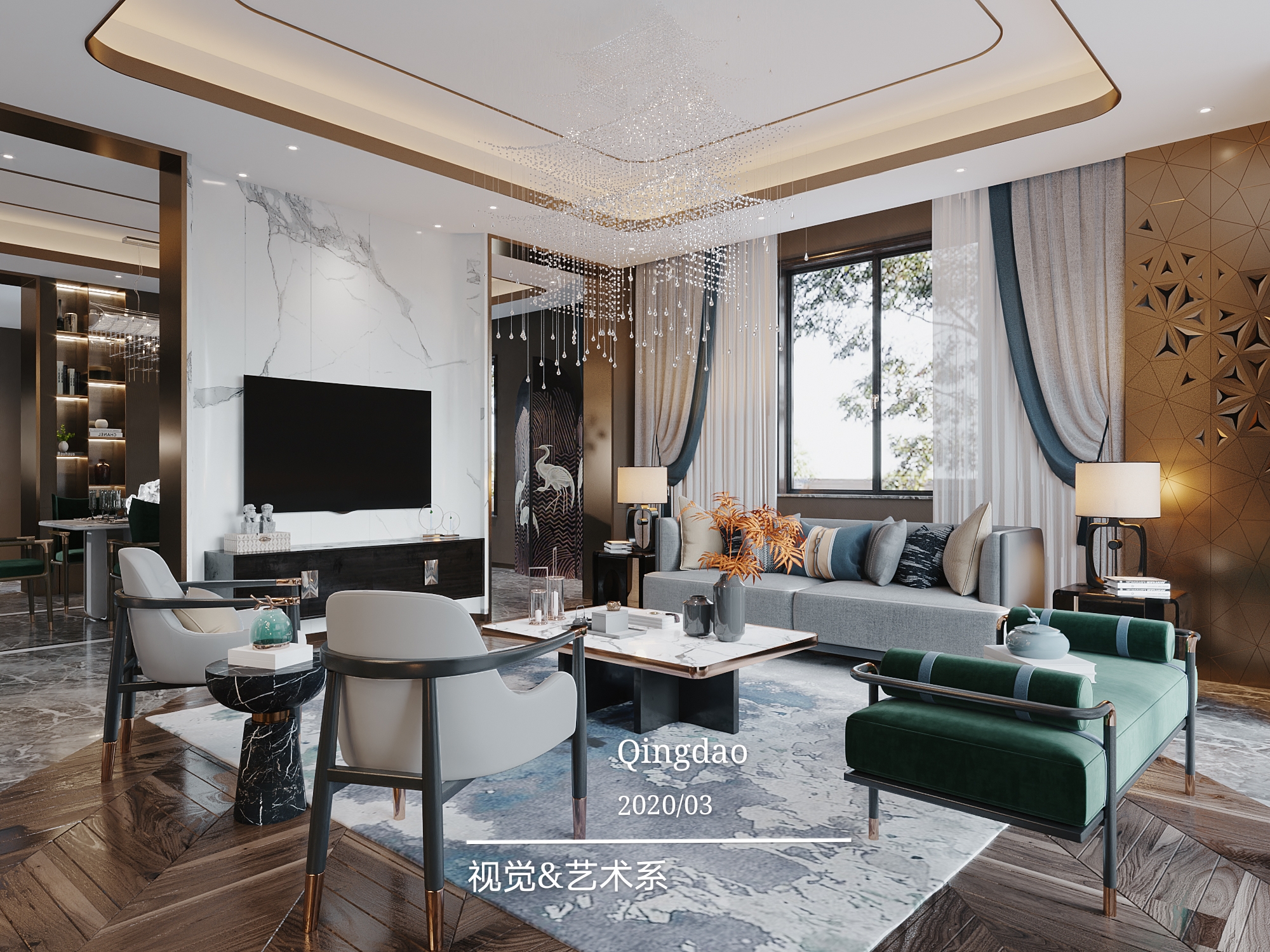 新中大别-- 青岛尚筑设计呈现视觉艺术系效果-3