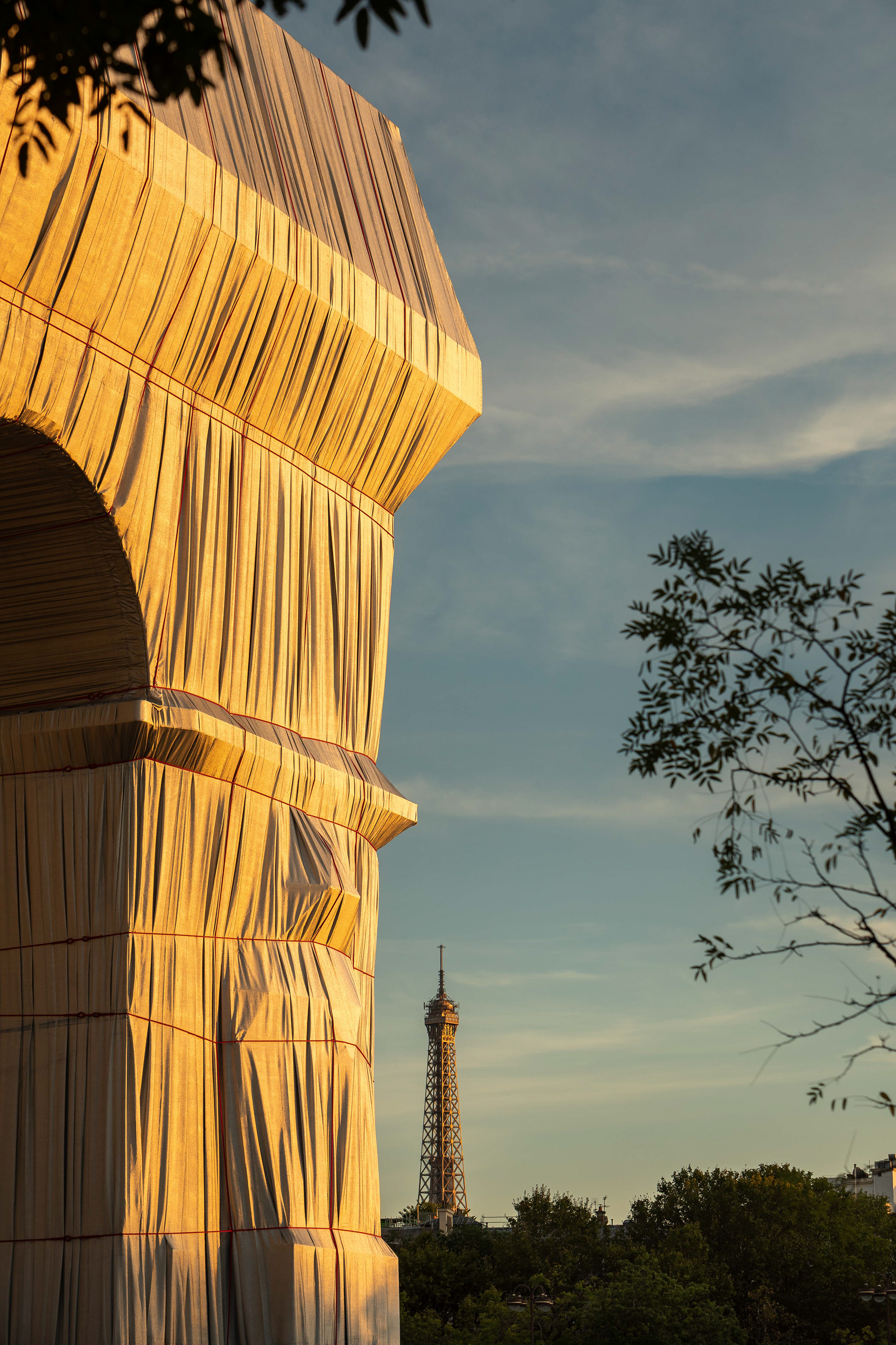 凯旋门被包裹丨法国巴黎丨Christo and JeanneClaude-7